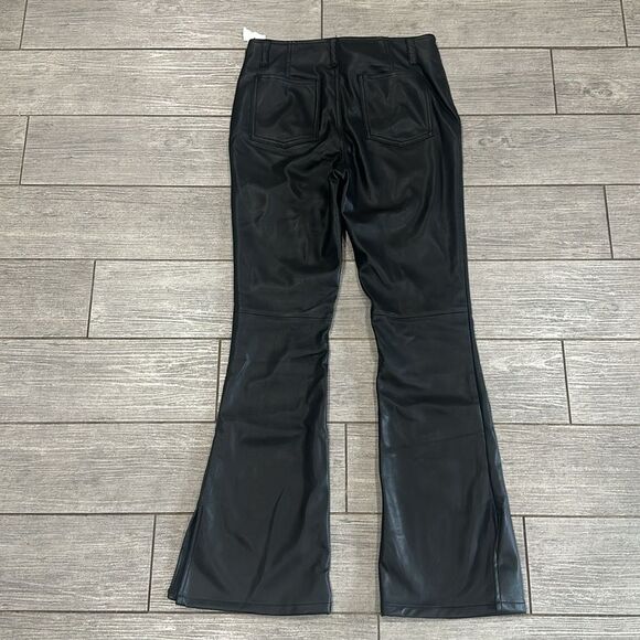 Free People We The Free Level Up Vegan Slit Slim Flare Jeans New w/ Defect - Picture 8 of 16